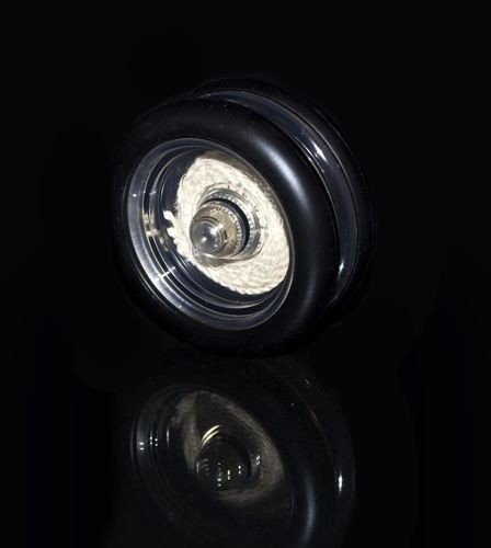 Yo-Yo Tiger Snake średnica 60mm kolor CZARNY / TRANSPARENTNY Henry`s